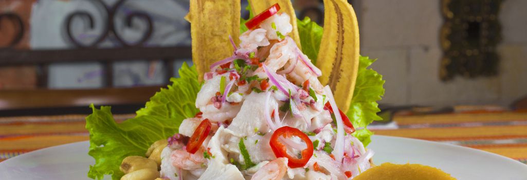 Ceviche en Perú  desde Ecuador